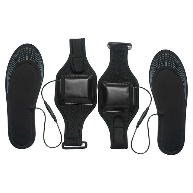 Kyusrd Offres d'Été pour Patio Extérieur! Semelles Chauffantes Usb, Chauffe-Pieds Extérieurs, Semelles Chauffantes Découpables pour Hommes et Femmes avec Piles Sèches