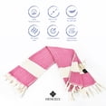 thumbnail image 4 of Hencely Turkish Hand Towel Set of 2 - Diamond Kitchen Dish Towel - Pink, 4 of 6