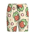 thumbnail image 4 of Easygdp Frog Hold Strawberry Men's Short Pajama Pants, Sleep Shorts, Household Pants, Casual Pants with Pockets - Medium, 4 of 9