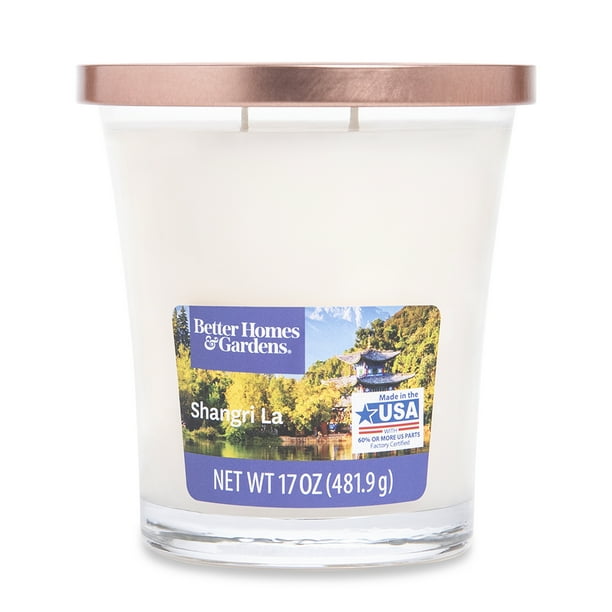 Better Homes Gardens Scented Jar Candle Shangri La 17 Oz Single Walmart Com Walmart Com