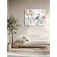 thumbnail image 5 of Peach Blossom Wall Art for Living Room,Canvas Picture Wall Decor for Bathroom Bedroom,Nature Pink Blue Flower Spring Birds Painting Artwork for Office Kitchen Hallway Dining Room Home Decor 16"x20", 5 of 8