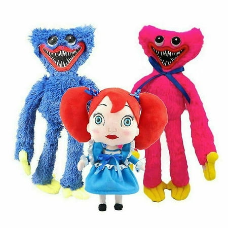 40cm Poppy Playtime Huggy Wuggy Game Plush Doll Blue Teddy Toy Kids