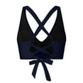thumbnail image 5 of adviicd Underwire Swimsuits for Women Swimsuit Tops for Women - Push Up Swim Top Only Bra Padded Swimsuit Tops 2025 Bathing Suit Tops (Dark Blue,XL), 5 of 5