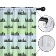 thumbnail image 4 of Bigfoot and Forest Green Pattern Insulated Teens Curtains Set Of 2, Bedroom Essentials, Toddler Room Decor 52"x63", 4 of 5