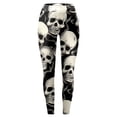 thumbnail image 3 of MKLEKYY Leggings de mujer de vestir para mujer, pantalones de yoga ajustados a la moda informales con cintura alta y estampados, 3 of 4
