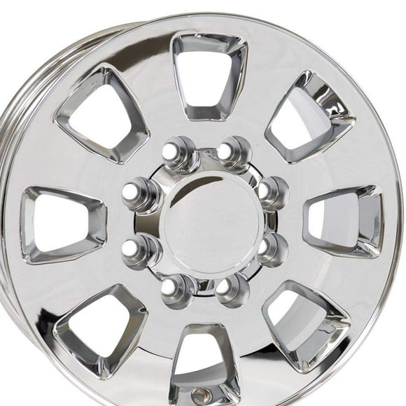 OE Wheels CV75B 18 Inch Rim Fits Sierra 2500/3500 Style 8x180 18x8 Chrome - Hollander 5501 (1)