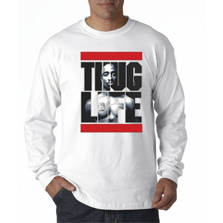 417 - Unisex Long-Sleeve T-Shirt Tupac 2Pac Thug Life Run Dmc (Best Thug Life Vines)