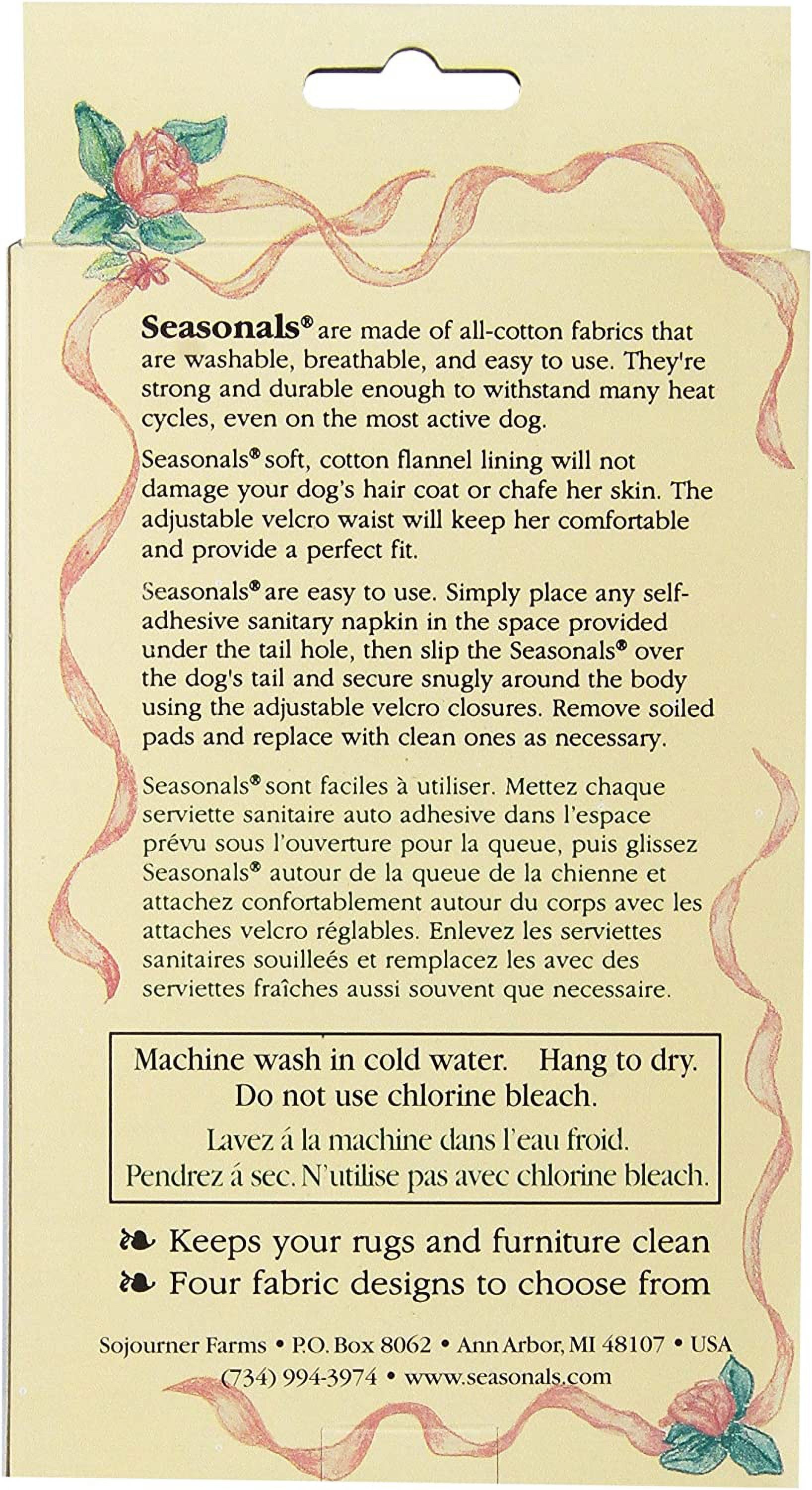 Seasonals 41114CMF Washable Female Dog Diaper, Camo - Large
