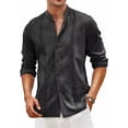 thumbnail image 2 of Camisas Casual Guayabera Cubana Para Hombre Manga Larga, 2 of 8