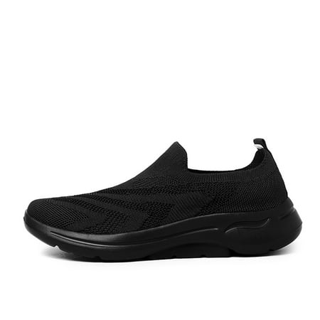 

Vedolay Slip On Sneakers Women Shoes for Women Breathable Flats Dressy Comfortable Sneakers Black 7