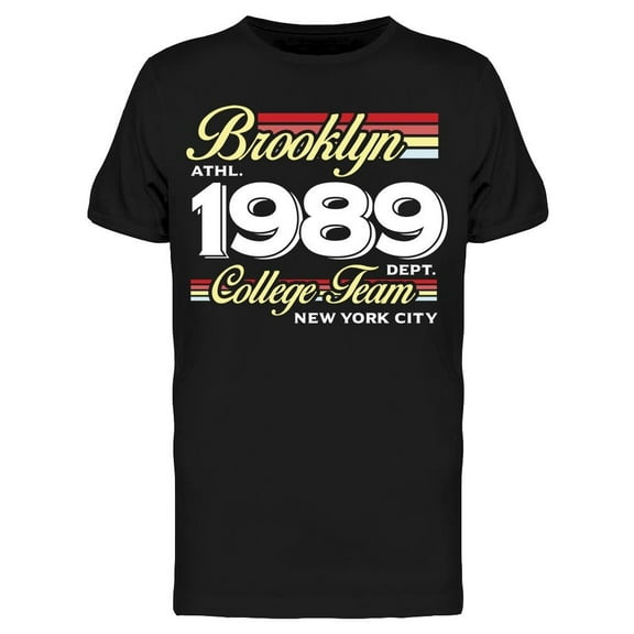 Brooklyn, Athl. 1989 T-Shirt Men -Image by Shutterstock, Male x-Large