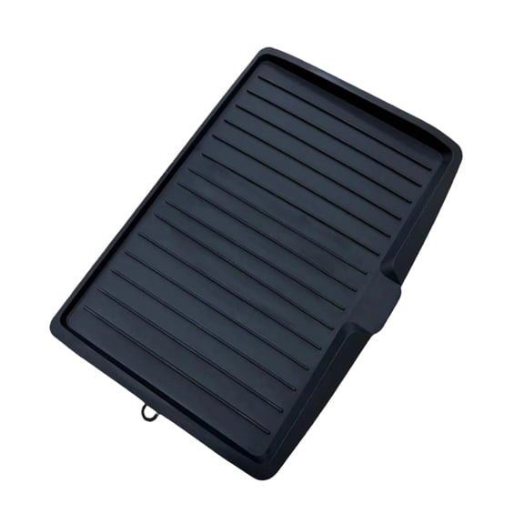 YWIYIUD 1PC Kitchen Plastic Dish Drainer Board, Large Draining Tray with Side Drop, Water Drain Board Drying Plate Dish Strainer Mat with NonSlip Base for Bowl Cup Kitchenware 17.5x12inch