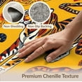 thumbnail image 6 of ODIKA Tibetan Coiled Tiger Snake Folk Southwestern Battle Martial Motif Easy Care Kids Safe for Small Living Room, Playroom, Bedroom, 6 of 7