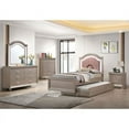 thumbnail image 2 of Furniture of America Devado Contemporary Wood Twin Bed with Trundle in Rose Gold, 2 of 5