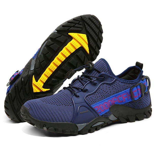 Zapatos de Senderismo Calzado Deportivo Antideslizante Transpirable Unisex para Hombre Mujer (41 Azul) Ndcxsfigh Tenis De Mujer Tenis De Hombre