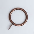 thumbnail image 3 of Uxcell 1.5'' Curtain Rings with Eyelet for Curtain Rod Metal Copper Tone Pack of 20, 3 of 6