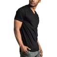 thumbnail image 4 of ToBeInStyle Men's Pack of 100% Cotton Short Sleeve V-Neck Tees, 4 of 4