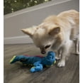 thumbnail image 7 of goDog Skinny Dragons Squeaky Plush Dog Toy, Chew Guard Technology - Blue, Small, 7 of 7
