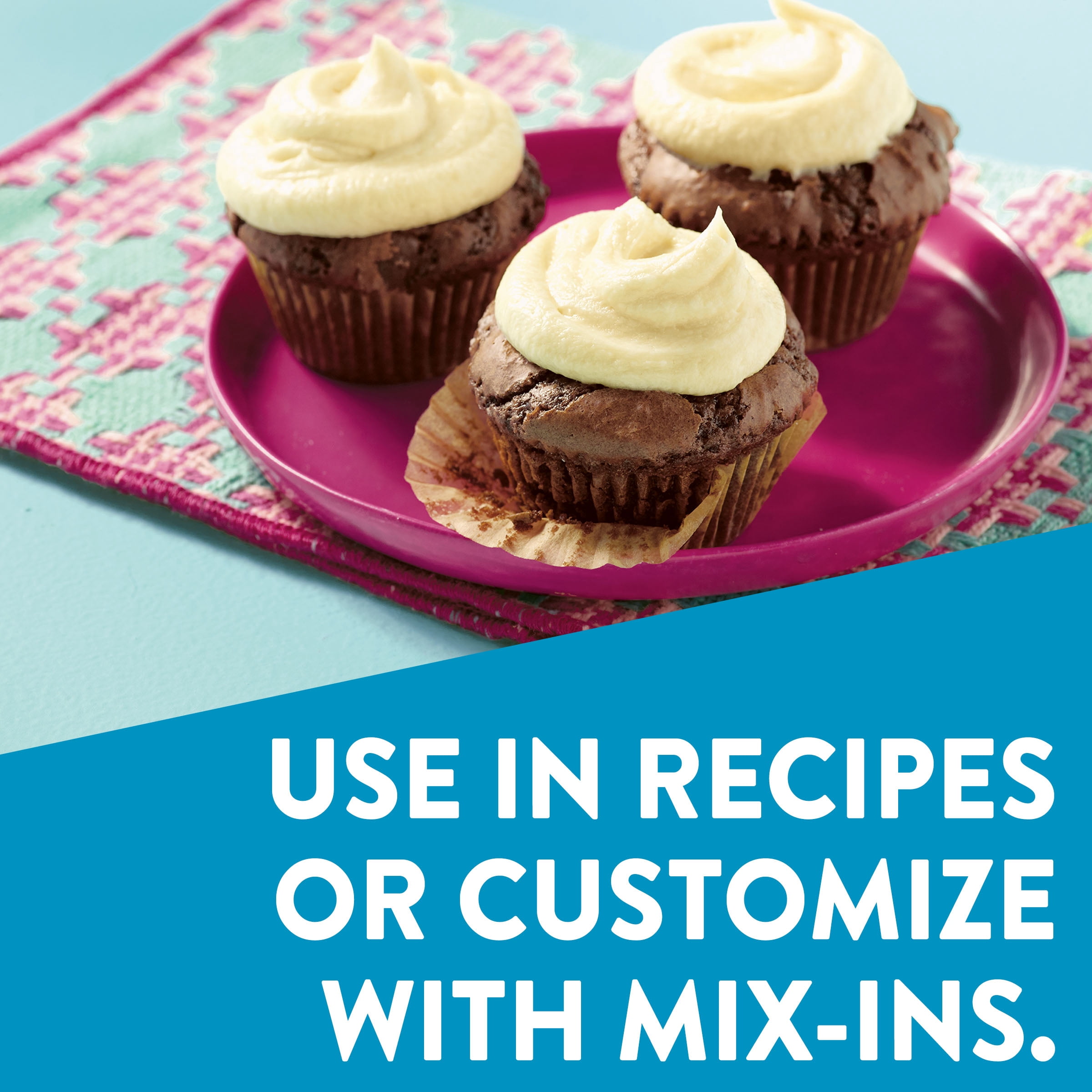 (8 pack) Krusteaz Gluten Free Double Chocolate Brownie Mix, Chocolate Chips Included, Gluten Free Brownie Mix, 20 oz Box