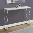 thumbnail image 5 of 12" x 42.25" x 30.5" White Metal Accent Table, 5 of 5