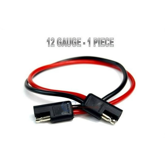 1 PIECE 12 GA 12" QUICK DISCONNECT POLARIZED INLINE POWER CABLE WIRE HARNESS