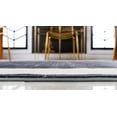 thumbnail image 6 of Jill Zarin’s Uptown Round Abstract Modern Area Rugs, Navy, 6 of 8