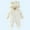 White, variant on Baby Snowsuit Fleece Romper, Thicken Bear Hooded Jumpsuit For Toddler Girls Boys Infant Outfit Coffee 6-9 Months