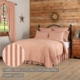 thumbnail image 3 of Sawyer Mill Red Ticking Stripe Luxury King Quilt Coverlet 120Wx105L, 3 of 4
