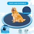 thumbnail image 4 of Splash Pad Sprinkler for Dogs Kids Wading Pool Childrens Inflatable Water Toys 66.9 inch Large Size, 4 of 7