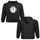 thumbnail image 2 of Sudadera con capucha "REVEAL" con gráfico de círculo minimalista, 52% algodón, 48% poliéster, para hombre y mujer, 2 of 5