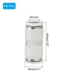 thumbnail image 2 of Unique Bargains Pousser pour Raccorder les Raccords, 6 Pack Raccords Tubes Droits, Blanc, 3/8 Pouces Od, 2 of 5