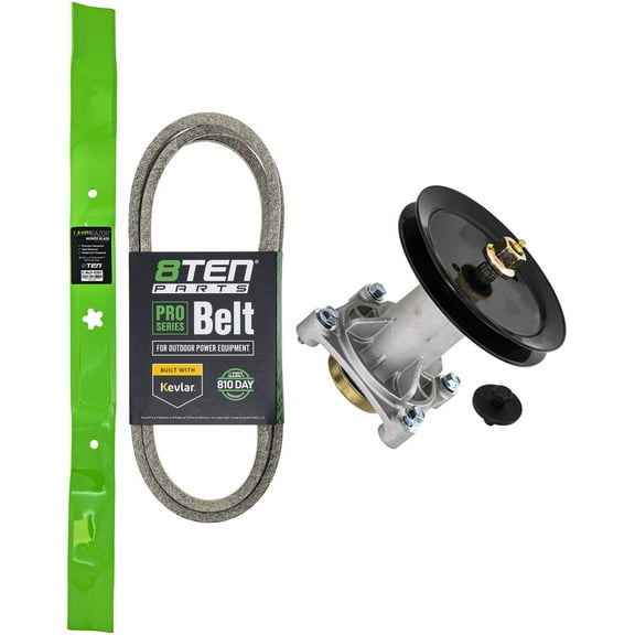 8TEN Blade Spindle Belt Kit for Husqvarna 532419274 30-inch Deck MK1009766