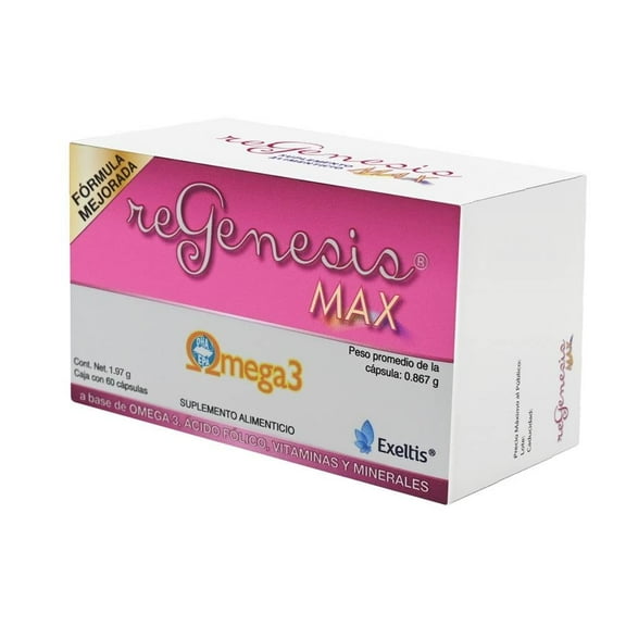 Regenesis Max 60 Cápsulas con 56.3 g