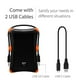 thumbnail image 1 of Silicon Power 1TB USB-C USB 3.0 Disco duro externo portátil resistente, 1 of 2