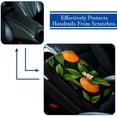 thumbnail image 5 of Tangerine Furry Printed Armrest Cover 12.5x8.2 Inch Soft Comfortable Car Armrest Mat Accessories, 5 of 6