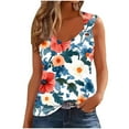 thumbnail image 2 of Runfenguu Women Vests Top Spandex Tank Tops For Women Women'S Solid Color Camisole Sleeveless T-Shirt Loose Tank Vests, 2 of 4