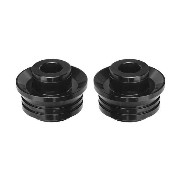 2 piezas de eje de cubo de rueda, accesorios de piezas de rueda de aleación de aluminio para Crf450R Crf450x Crf450RX, piezas de reparación fáciles de Negro