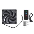 thumbnail image 2 of Ventilador De Computadora Para PC, 12 V, 43,6 DBA, Bajo Nivel De Ruido, 3000 PRM, 109,05 CFM, Ventilador De Refrigeración De Caja De Fácil Instalación, Rodamientos De Bolas, 2 of 7