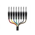 thumbnail image 2 of Monoprice 8-Channel 1/4 Inch TS Male to RCA Male Snake 26AWG Cable C/d - 20 Feet With 8 Balanced Mono / Unbalanced Stereo Lines, 2 of 4
