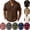 Style1-Brown mens shirts, variant on Mens Casual Henley Shirts Short Sleeve Lapel Linen Cotton Button up T-Shirt Lightweight Casual Loose Fit Tops for Beach Vacation Plus Size Pink M