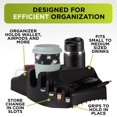 thumbnail image 4 of Console d'efficacité GoGear™, organiseur de véhicule à profil bas en plastique noir, 4 of 6