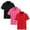 Black, variant on Stamzod 3 Pack Kids Unisex School Uniform Shirt Collared Short Sleeve Plain Tops Kids Athletic Shirts Blue C 10 Years