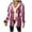 Z1 Hot Pink, variant on Maplenight Plaid Jackets for Women Button Down Long Sleeve Shacket Casual Fleece Lined Hooded Jackets Thermal Winter Coat with Pockets