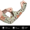 thumbnail image 3 of Gaeub Coffee Makers Macaroons Chocolate Cooling Sleeves for Unsex, Arm Sleeves, UV Sun Protection Sleeve to Cover with Silicone Anti-Slip, 3 of 8