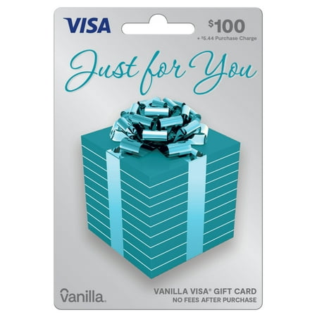 $100 Vanilla Visa Shiny Bow Gift Card