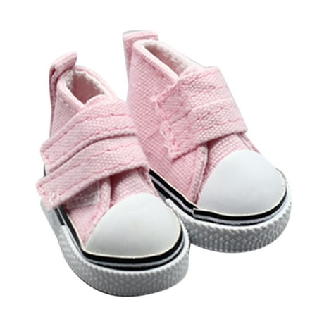 1 Pair 5cm Doll Canvas Shoes Seakers Doll Toy Shoes; Doll Sports Shoes ...