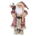 thumbnail image 4 of Tachiuwa Santa Claus Figurine Santa Claus Doll Christmas Decoration Arts Nordic Ornament Figure for Birthday Fireplace New Year Indoor 60cmx25cm, 4 of 9