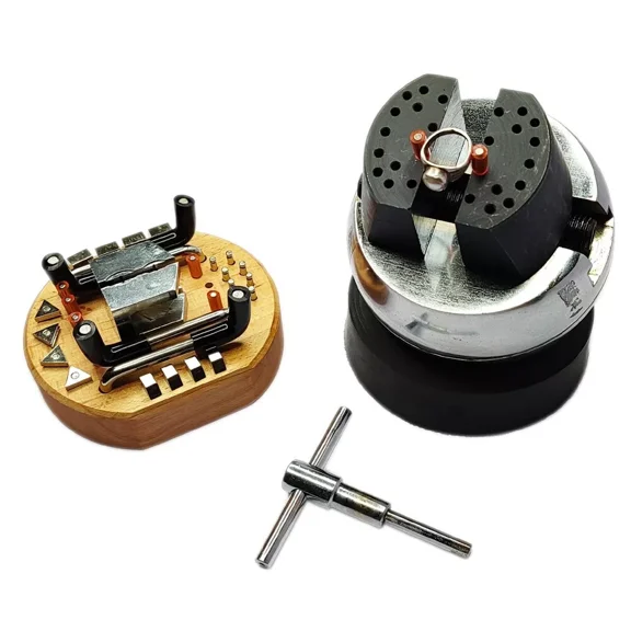Engraving Block Ball Vise Set with Attachments - Jewelry Making Tool