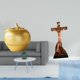 thumbnail image 2 of Escultura artística moderna de resina con forma de fruta y figura religiosa para mesa, estantería, comedor, dormitorio, oficina, adorno católico de la, 2 of 8