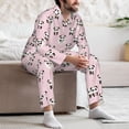 thumbnail image 7 of Hirioo Cute Kawaii Panda for Men's Pajama Sets 2 Piece Pjs Men's Long-Sleeved Pajama Set Button Down Sleepwear,S-XXL-XX-Large, 7 of 7